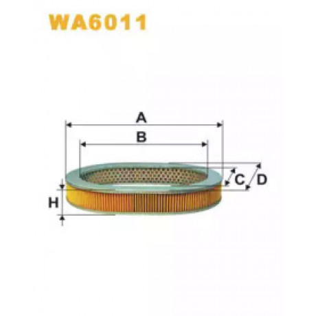 Фильтр воздушный WA6011/320 (пр-во WIX-Filtron)