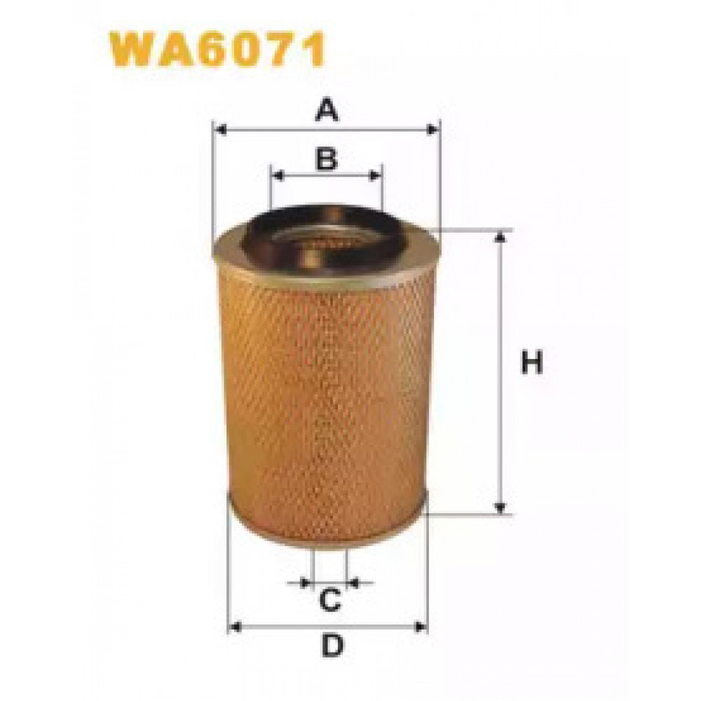 Фильтр воздушный MB WA6071/AM407 (пр-во WIX-Filtron)