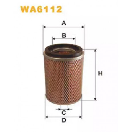 Фильтр воздушный WA6112/AM436/1 (пр-во WIX-Filtron)