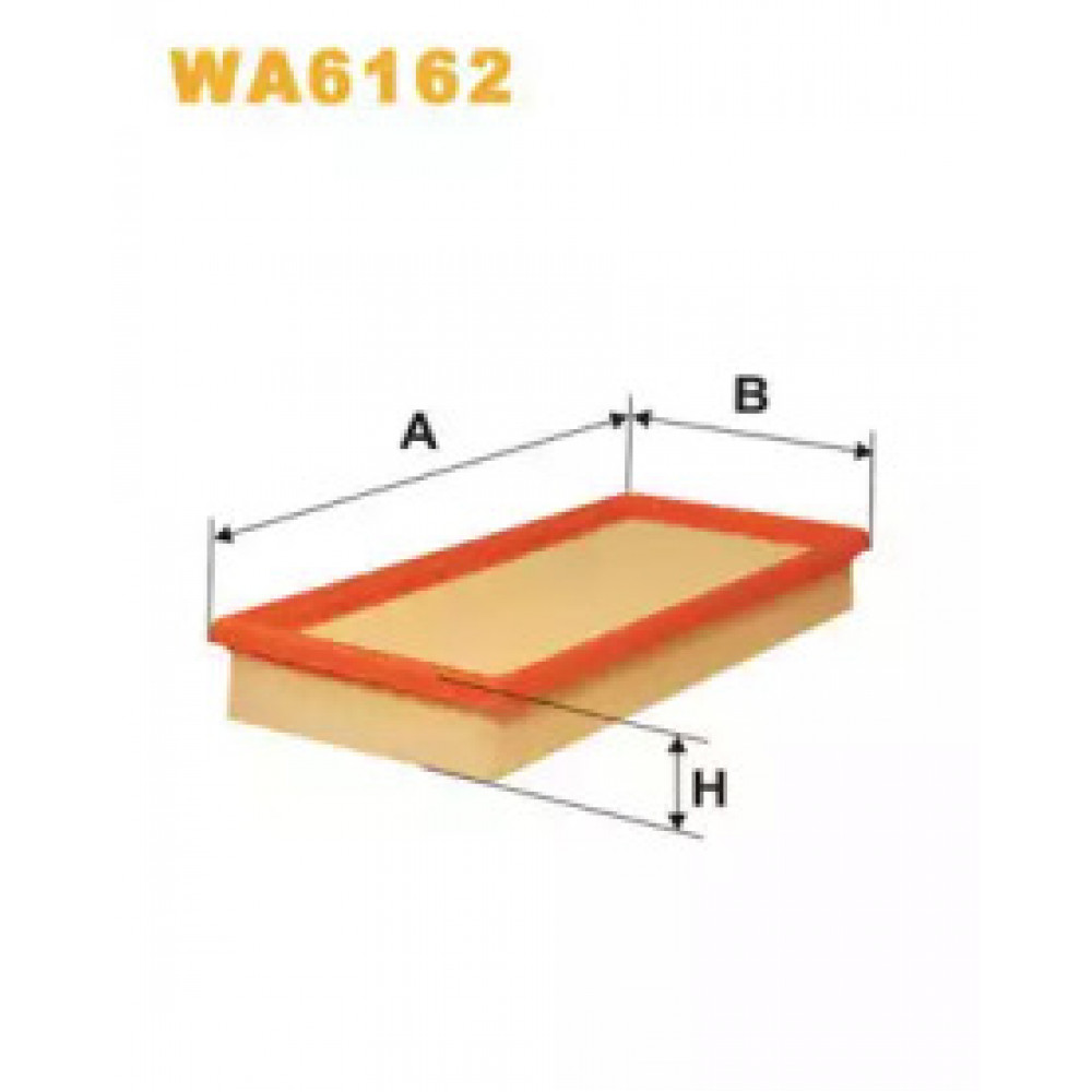 Фільтр повітряний AUDI 80 (вир-во WIX-Filtron UA) WA6162/AP003