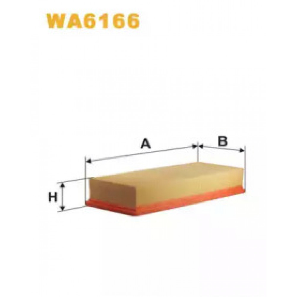 Фильтр воздушный AUDI, VW WA6166/AP004 (пр-во WIX-Filtron UA)