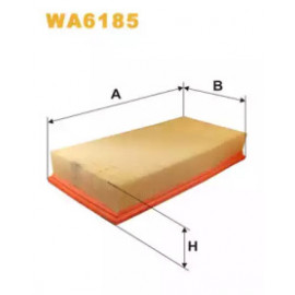 Фильтр воздушный CITROEN WA6185/AP021 (пр-во WIX-Filtron UA)