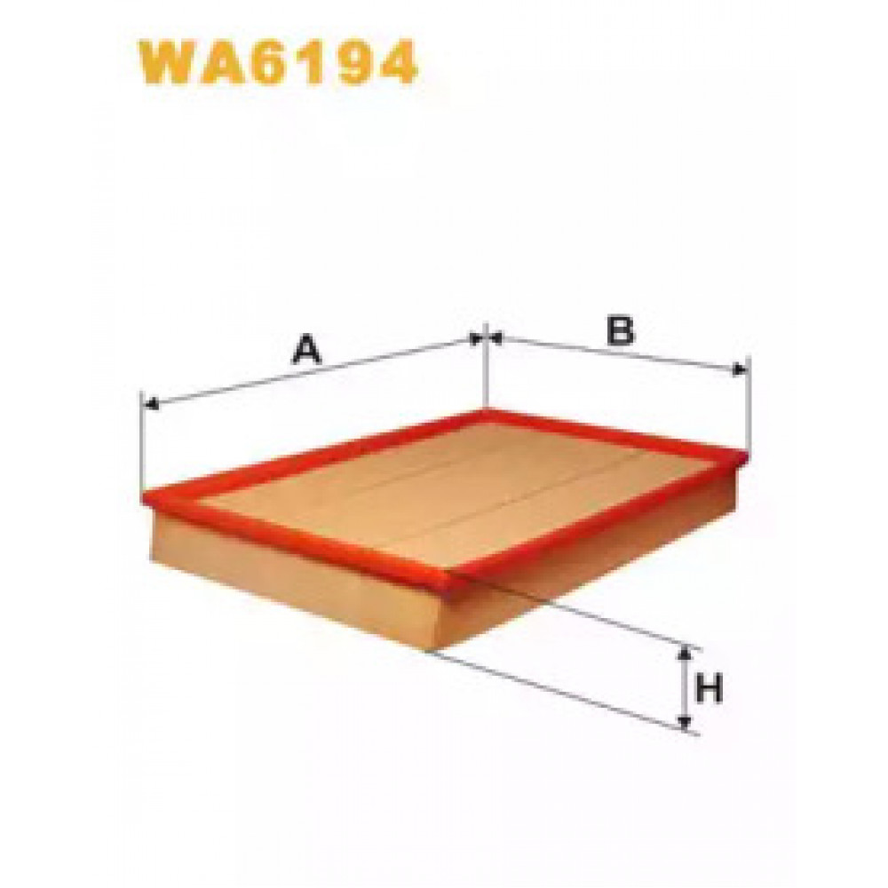 Фильтр воздушный BMW 524D, TD WA6194/AP029 (пр-во WIX-Filtron UA)