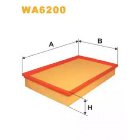 Фильтр воздушный FIAT WA6200/AP038 (пр-во WIX-Filtron UA)