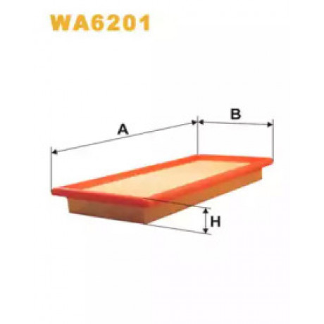 Фільтр повітряний FIAT (вир-во WIX-Filtron UA) AP039/WA6201