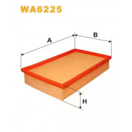 Фильтр воздушный SEAT WA6225/AP060 (пр-во WIX-Filtron UA)