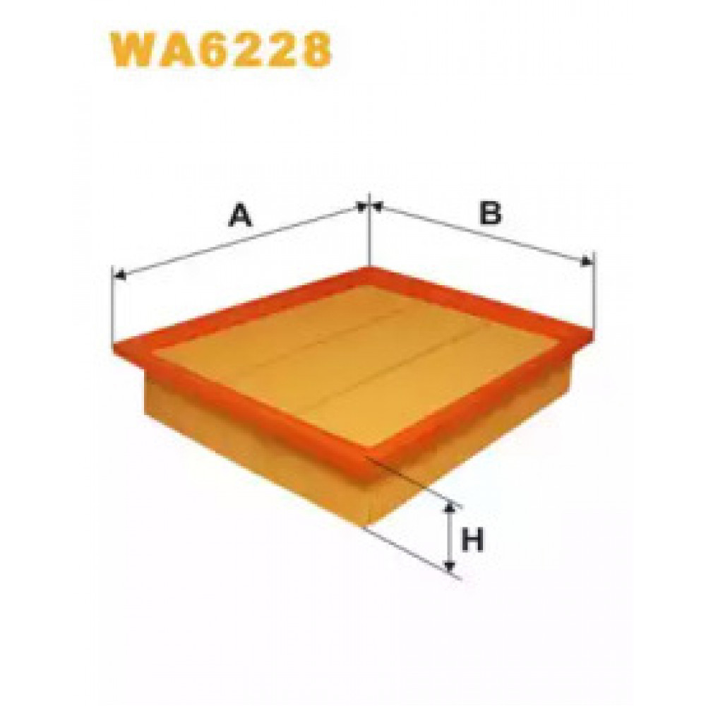 Фільтр повітряний VW (вир-во WIX-Filtron UA) WA6228/AP063