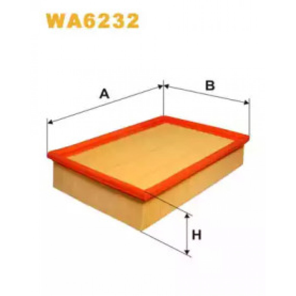 Фильтр воздушный FORD WA6232/AP067 (пр-во WIX-Filtron UA)