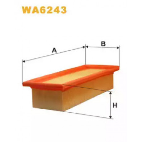 Фильтр воздушный WA6243/077 (пр-во WIX-Filtron)