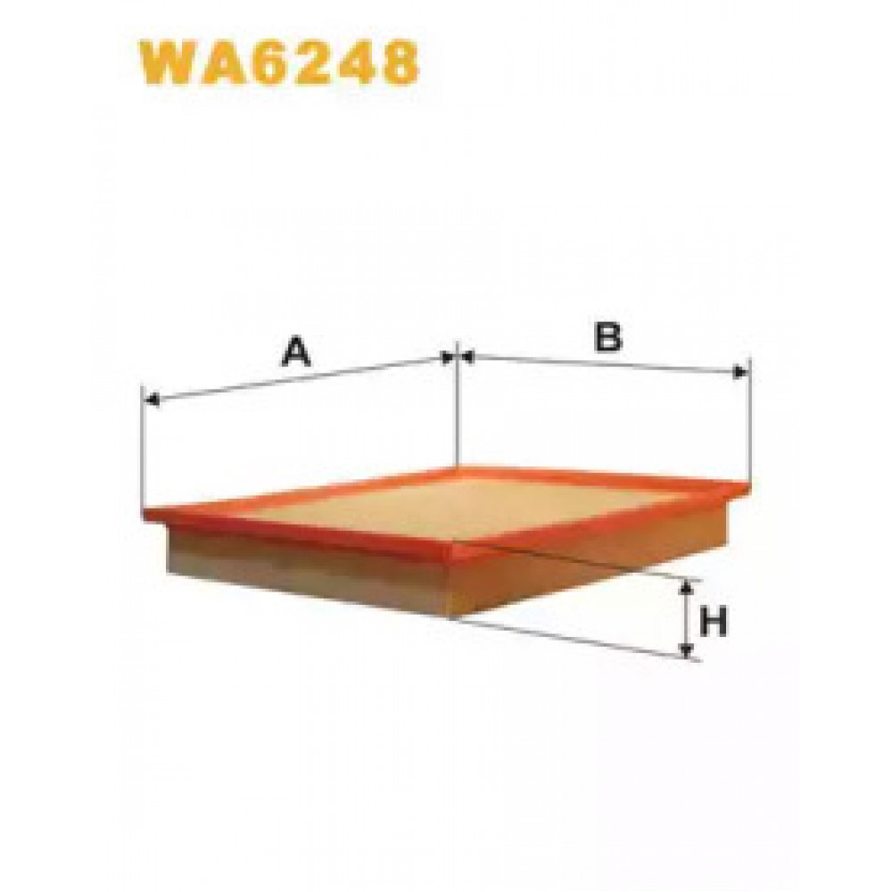 Фильтр воздушный BMW 524TD WA6248/AP081 (пр-во WIX-Filtron UA)