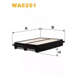 Фільтр повітряний DAEWOO Nubira (вир-во Wix-Filtron) AP082/2/WA6251