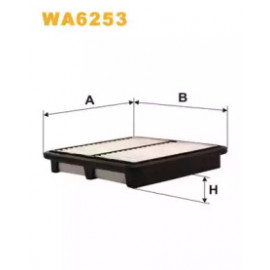 Фильтр воздушный DAEWOO MATIZ WA6253/AP082/4 (пр-во WIX-Filtron)