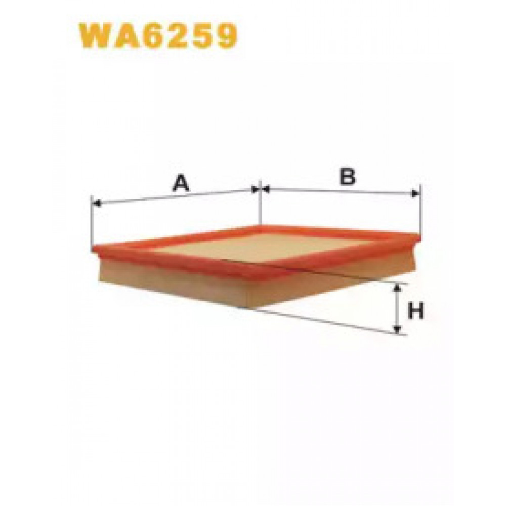 Фильтр воздушный BMW WA6259/AP088 (пр-во WIX-Filtron UA)