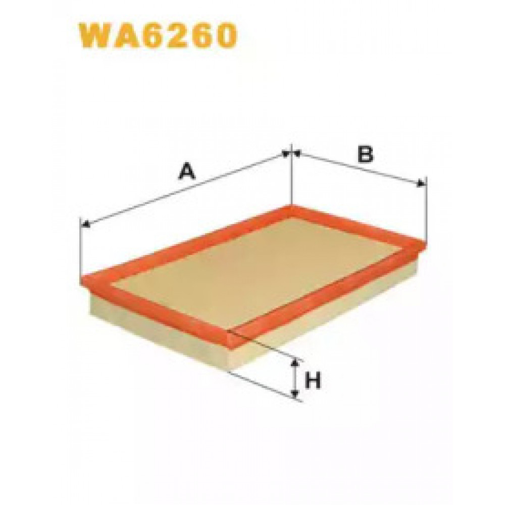 Фильтр воздушный BMW WA6260/AP089 (пр-во WIX-Filtron)