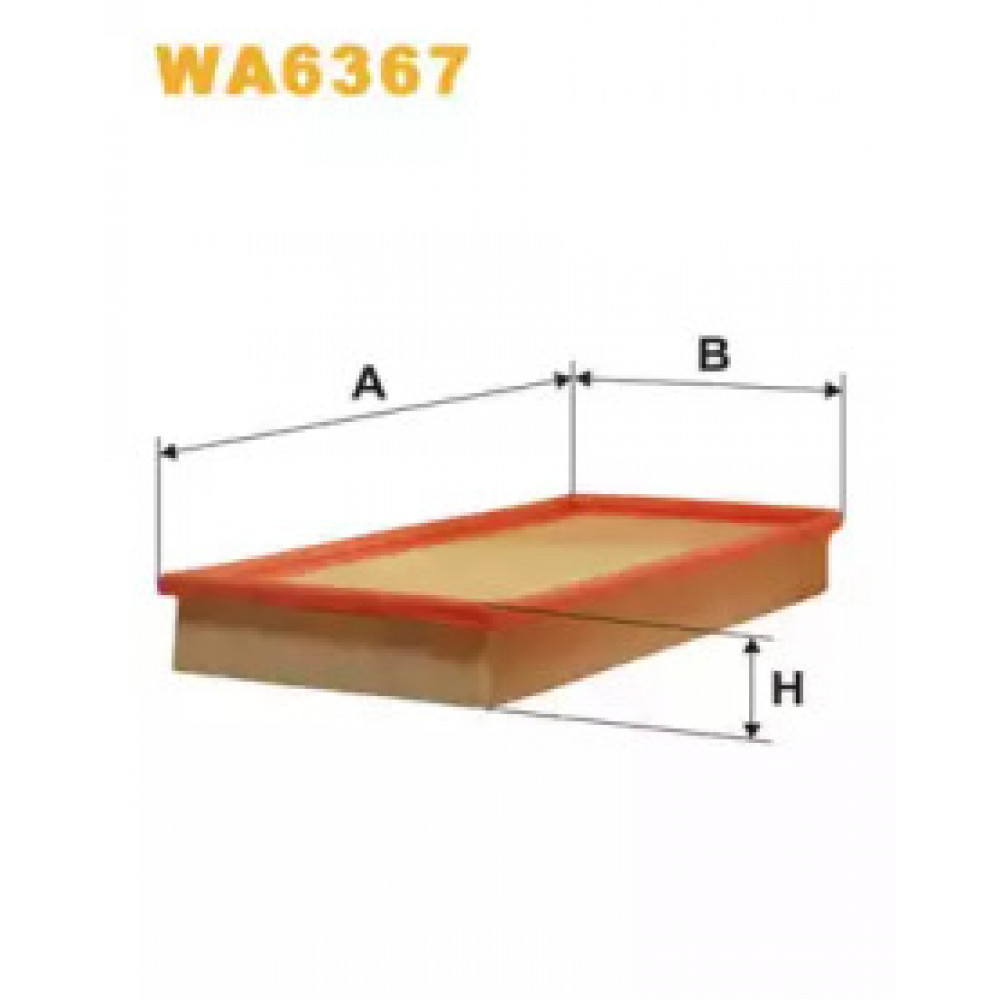 Фільтр повітряний MITSUBISHI Carisma (вир-во WIX-Filtron UA) WA6367/AP180