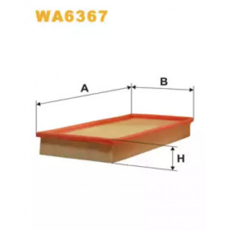 Фільтр повітряний MITSUBISHI Carisma (вир-во WIX-Filtron UA) WA6367/AP180