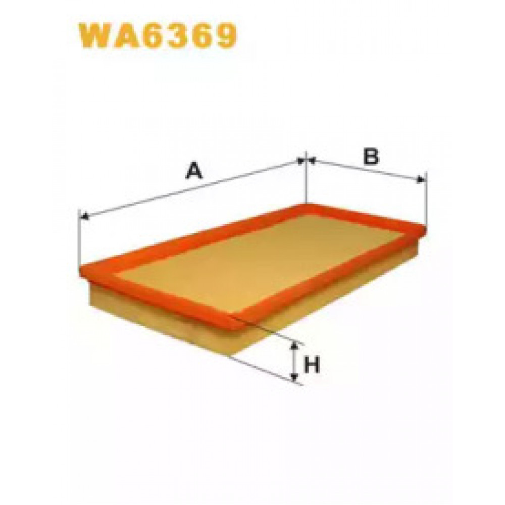 Фільтр повітряний KIA (вир-во WIX-Filtron) WA6369/AP182