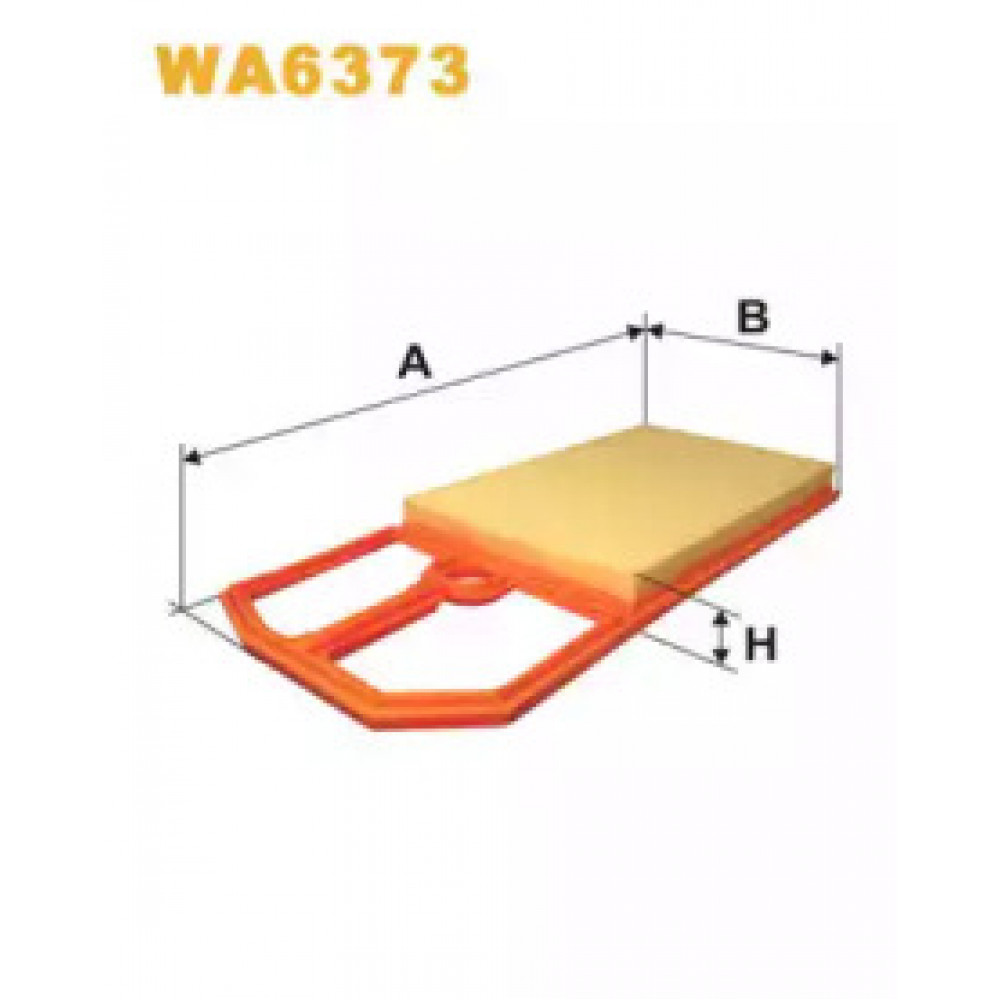 Фильтр воздушный VW GOLF AP183/WA6373 (пр-во WIX-Filtron)