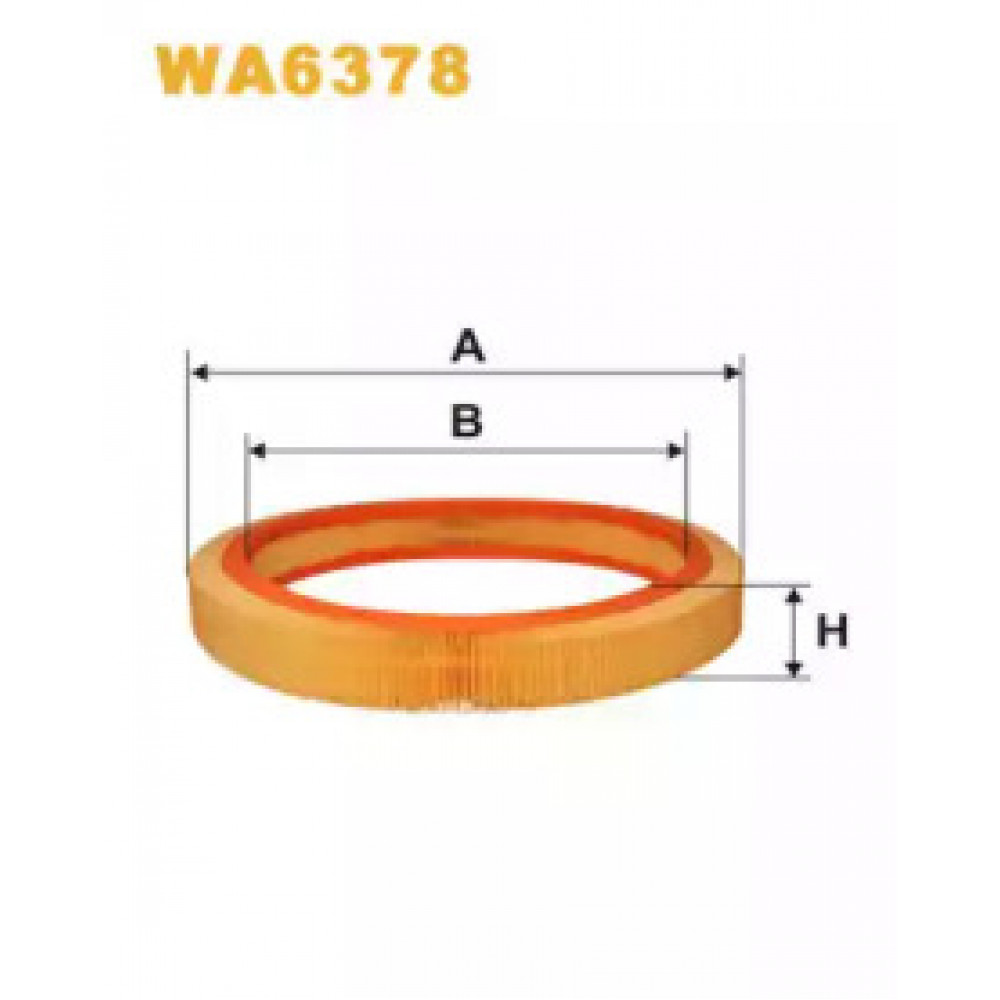 Фільтр повітряний MB W201 (вир-во Wix-Filtron) AR036/WA6378