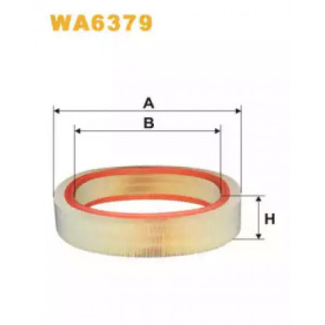 Фильтр воздушный MB 124 AR037/WA6379 (пр-во WIX-Filtron)