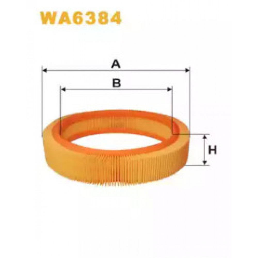 Фильтр воздушный OPEL WA6384/AR202 (пр-во WIX-Filtron UA)