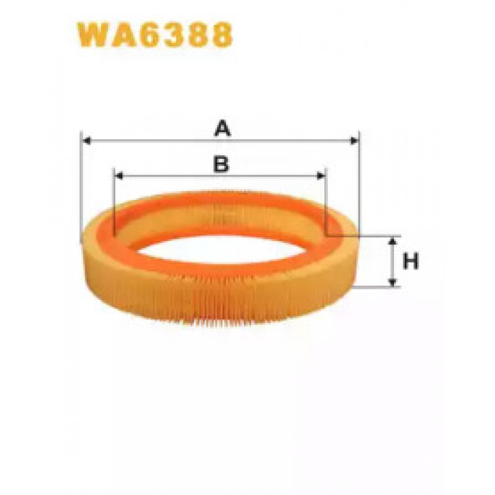 Фильтр воздушный WA6388/AR206 (пр-во WIX-Filtron)