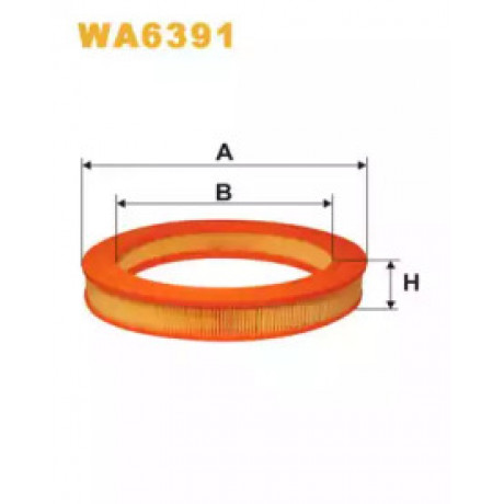 Фильтр воздушный BMW WA6391/AR210 (пр-во WIX-Filtron)