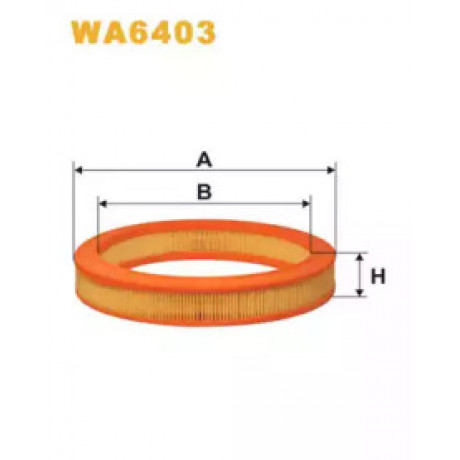 Фильтр воздушный FORD ESCORT WA6403/AR222 (пр-во WIX-Filtron)