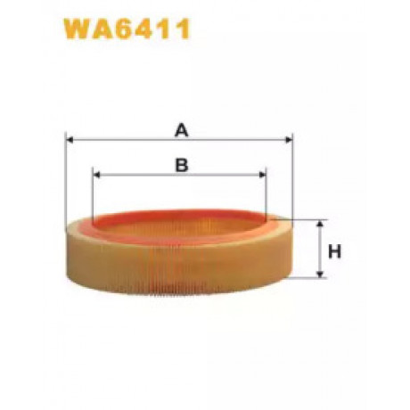 Фильтр воздушный WA6411/AR229 (пр-во WIX-Filtron)