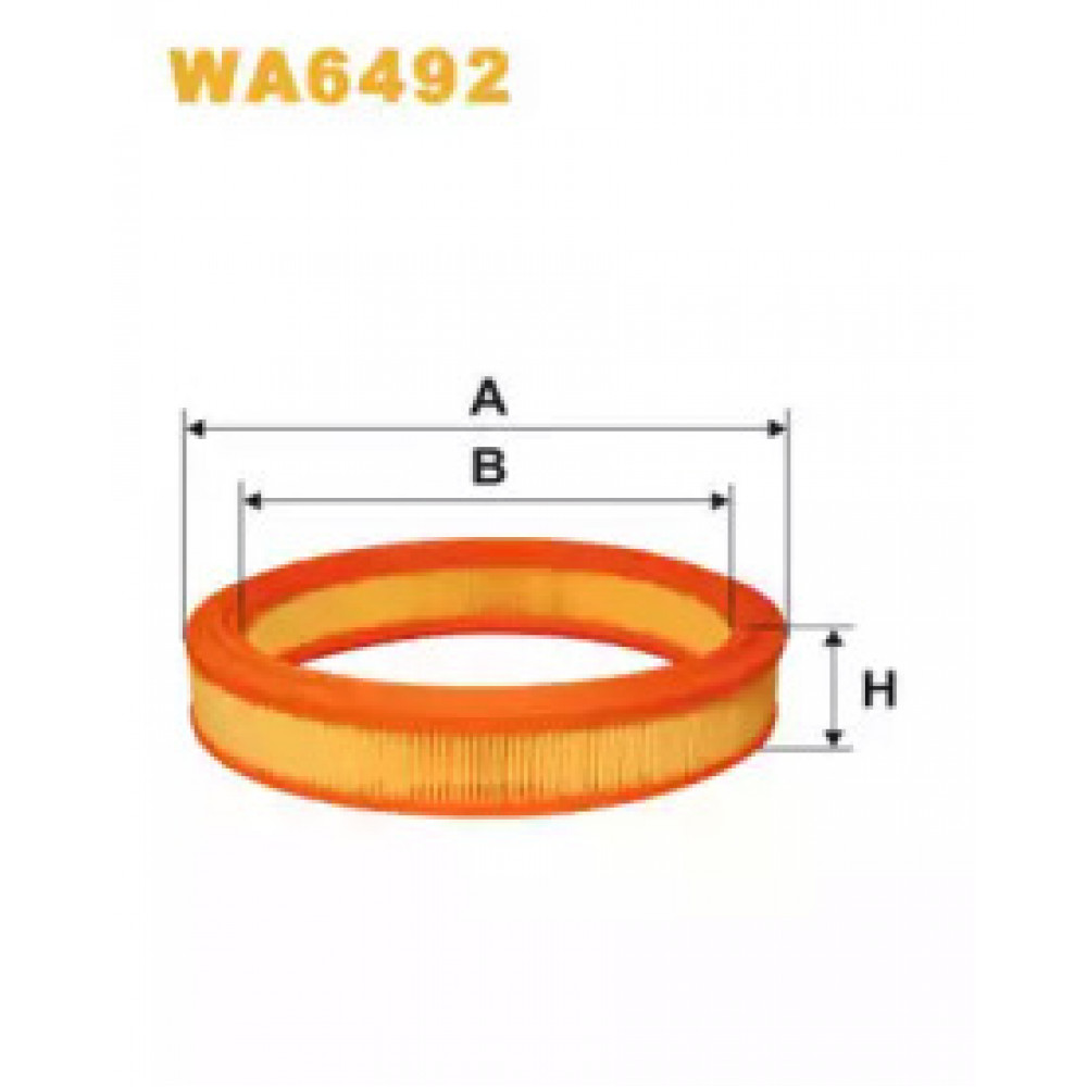 Фильтр воздушный WA6492/324 (пр-во WIX-Filtron)