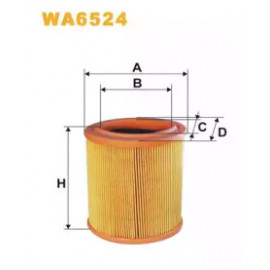 Фільтр повітряний CITROEN, PEUGEOT (вир-во WIX-Filtron) WA6524/AE311/1