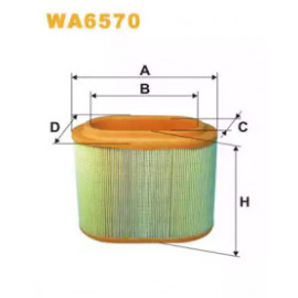 Фільтр повітряний HYUNDAI (вир-во WIX-Filtron) WA6570/AE358