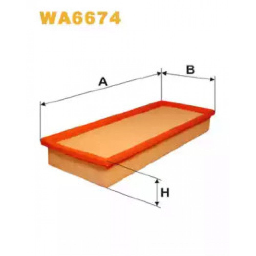 Фильтр воздушный FORD WA6674/AP074/3 (пр-во WIX-Filtron)