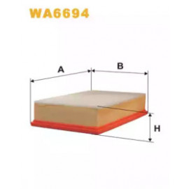 Фільтр повітряний SEAT Toledo (вир-во WIX-Filtron) WA6694/AP140/1  Фільтр повітряний SEAT Toledo (вир-во WIX-Filtron) WA6694/AP140/1