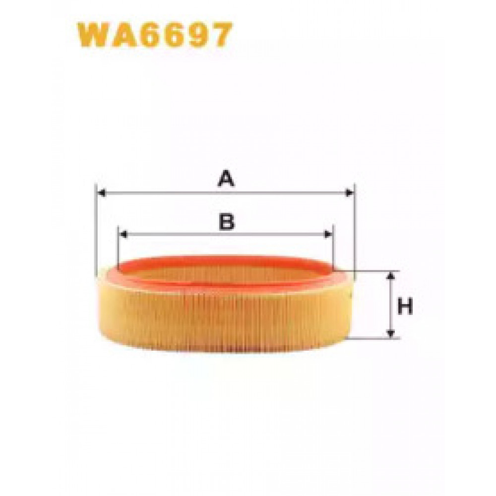 Фильтр воздушный RENAULT WA6697/AR131/1 (пр-во WIX-Filtron UA)