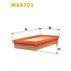 Фільтр повітряний RENAULT  (пр-во WIX-Filtron UA) WA6703/AP134/3