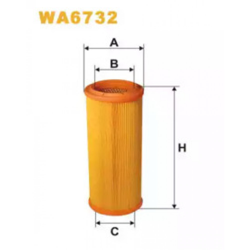 Фільтр пов. FIAT  (вир-во WIX-Filtron UA) WA6732/AR234/3