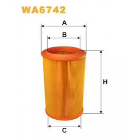 Фильтр воздушный WA6742/318/1 (пр-во WIX-Filtron)