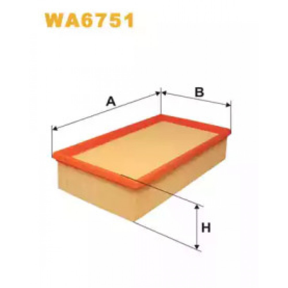 Фильтр воздушный WA6751/134/5 (пр-во WIX-Filtron)