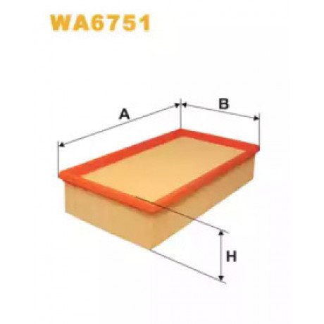 Фильтр воздушный WA6751/134/5 (пр-во WIX-Filtron)