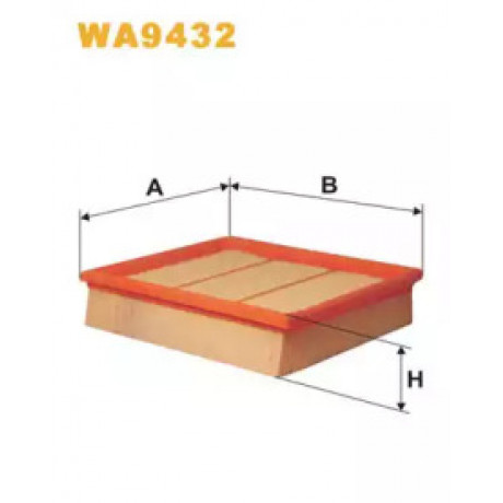 Фильтр воздушный MERCEDES A WA9432/AP034/1 (пр-во WIX-Filtron)