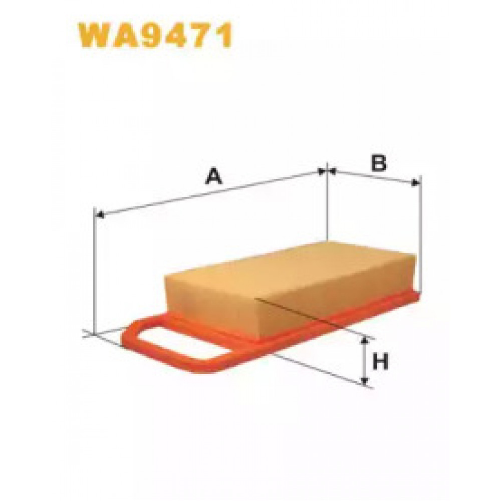 Фильтр воздушный WA9471/AP090/4 (пр-во WIX-Filtron)