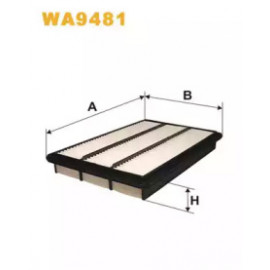 Фільтр повітряний Mitsubishi Pajero (вир-во WIX-Filtron) WA9481/AP172/3