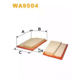 Фільтр повітряний MB C, E-CLASSE (W/S203, W/S211) 05- (лівий+правий) (вир-во WIX-FILTERS)  Фільтр повітряний MB C, E-CLASSE (W/S203, W/S211) 05- (лівий+правий) (вир-во WIX-FILTERS)