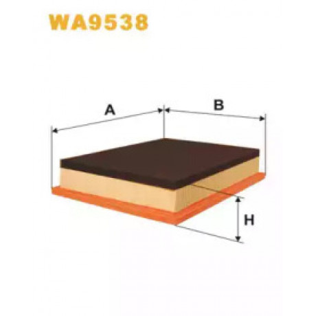 Фильтр воздушный WA9538/AP192/2 (пр-во WIX-Filtron)