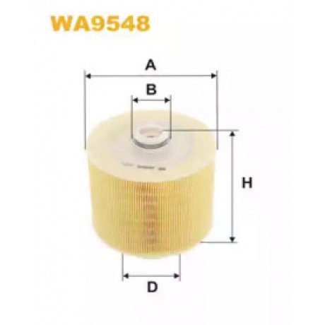 Фильтр воздушный WA9548/AR371/3 (пр-во WIX-Filtron)