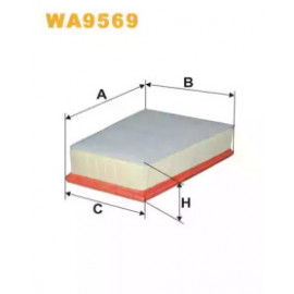 Фильтр воздушный WA9569/185/4 (пр-во WIX-Filtron)  Фильтр воздушный WA9569/185/4 (пр-во WIX-Filtron)