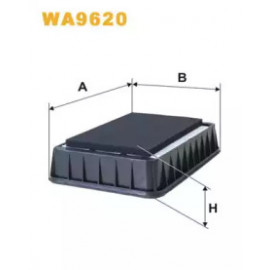 Фильтр воздушный PSA 2.0-2.4, 2.2 HDI 07-, MITSUBISHI ASX 1.6-1.8 10- (пр-во WIX-FILTERS)