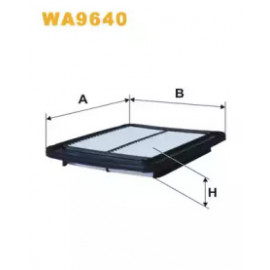 Фільтр повітряний Hyundai i10 (вир-во Wix-Filtron) WA9640/AP107/3