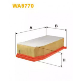 Фільтр повітряний RENAULT LOGAN II, DUSTER II 0.9-1.2 TCE, 1.5 DCI 13- (вир-во WIX-FILTERS)